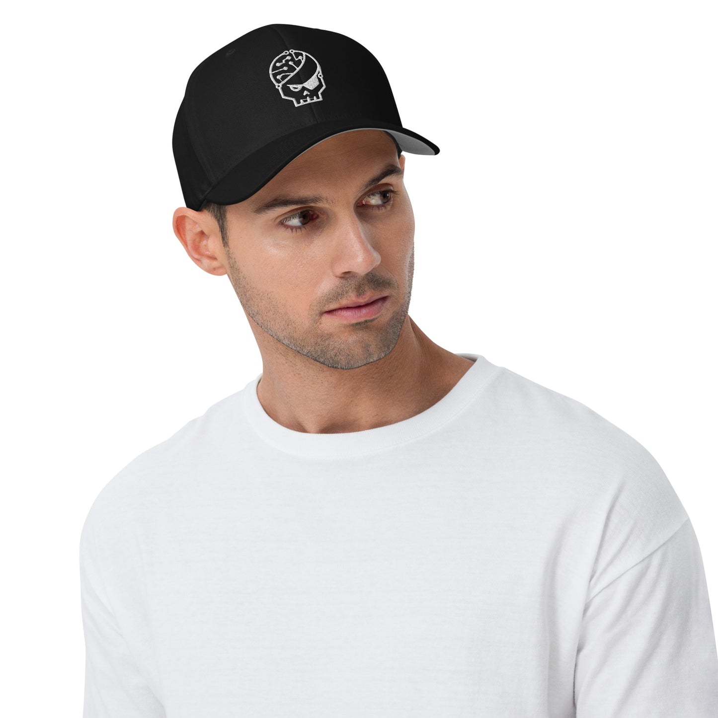 black embroidered Cap