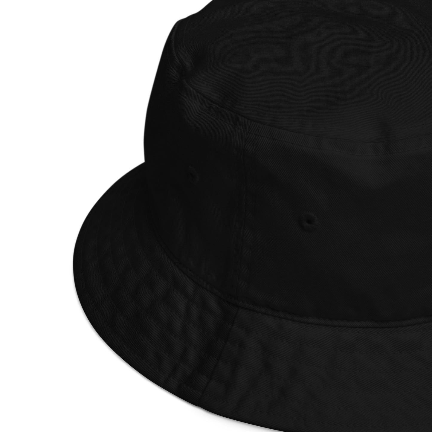 Bob noir brodé