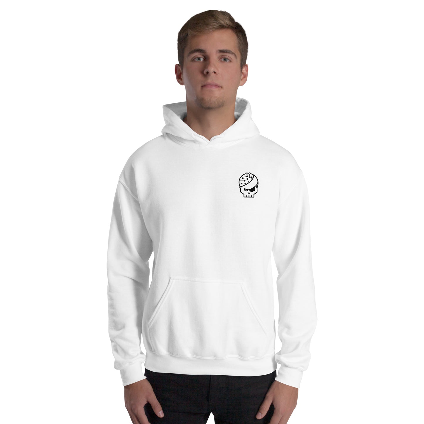 Sweat à capuche blanc - Style 1